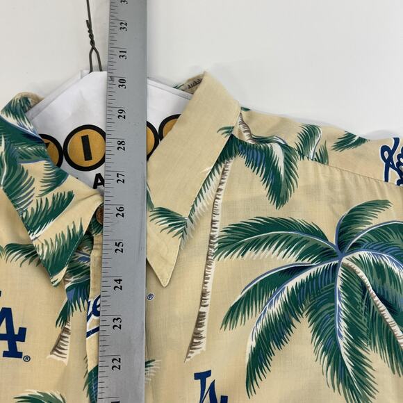 Los Angeles Dodgers Rehn Spooner Shirt Mens MLB Baseball Hawaiian Button XL - Picture 14 of 14